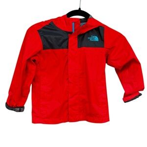 The North Face Red & Black Kids Antora Rain Jacket XXS